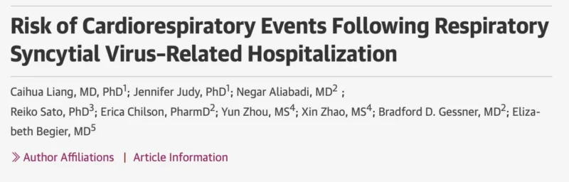 Ney Carter Borges: How RSV Hospitalization is Linked to Sharp Rise in Heart Attack and Stroke Risk