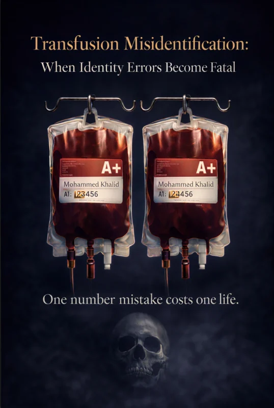 Tagreed Alkaltham: Transfusion Misidentification - When Identity Errors Become Fatal 1 Transfusion