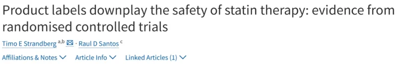 Raul Santos: It’s Time Science Wins the War Against Bad Opinions and Lies on Statins