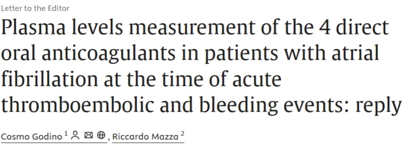 Riccardo Mazza։ Personalized Anticoagulation in Atrial Fibrillation