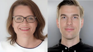 Anne Hege Aamodt Congratulates Gisle Berg Helland on PhD Defense About Stroke Outcome MRI and ML Prediction