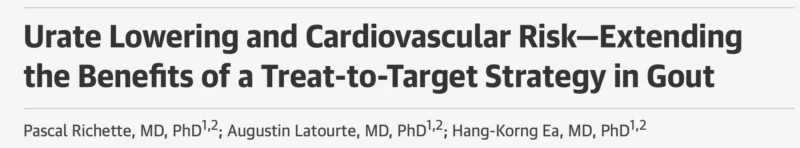 Allen Seylani: Impact of a Treat-to-Target Urate-Lowering Strategy on Cardiovascular Events