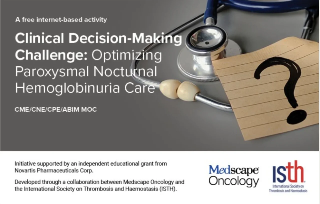 Don’t Miss PNH: Clinical Practice From ISTH – Medscape