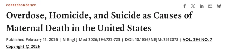 Flora Peyvandi: Highlighting Overdose, Homicide, and Suicide as Causes of Maternal Death in the US