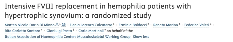 Wolfgang Miesbach: Game‑Changing Data on Intensive FVIII Replacement in Haemophilia A with Hypertrophic Synovium 1 Wolfgang Miesbach: Game‑Changing Data on Intensive FVIII Replacement in Haemophilia A with Hypertrophic Synovium