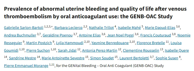 Gabrielle Sarlon: Key Messages to Improve VTE Management in Women of Childbearing Age 1 Gabrielle Sarlon: Key Messages to Improve VTE Management in Women of Childbearing Age
