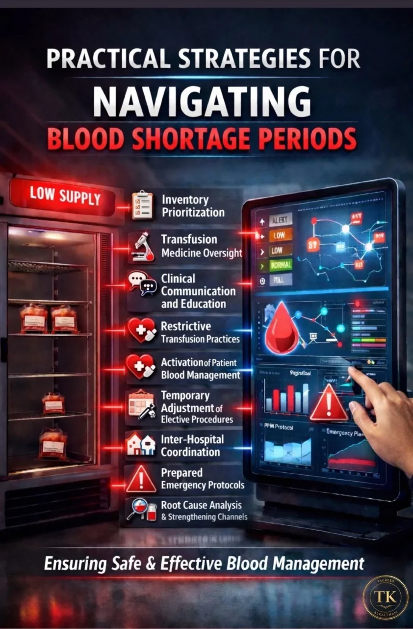 Tagreed Alkaltham: Practical Strategies for Navigating Blood Shortage Periods