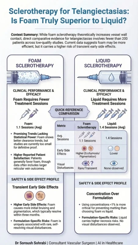 Soroush Sohrabi: Foam or Liquid for Spider Veins?