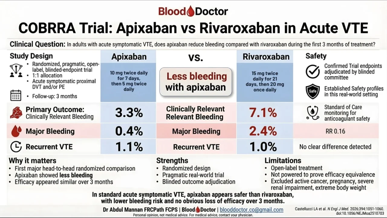 Abdul Mannan: Why Apixaban May Be the Safer Choice for Acute VTE