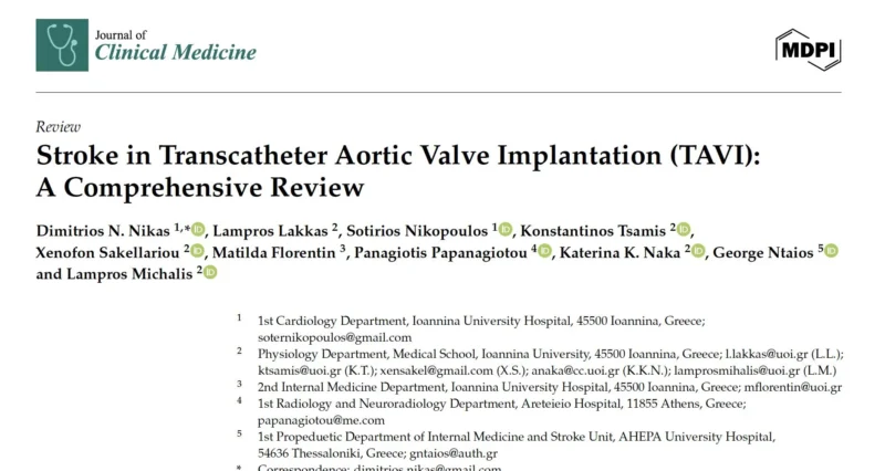 Dimitrios Nikas: Stroke During TAVI Procedures Still Remains Noticeable High