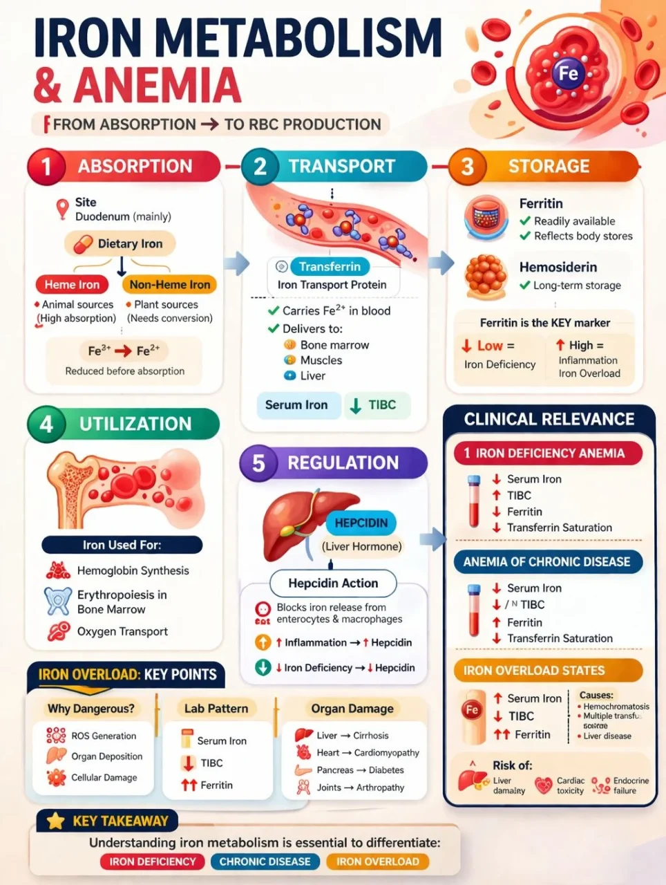 Marwa Mostafa: Iron Metabolism in the Differential Diagnosis of Anemia