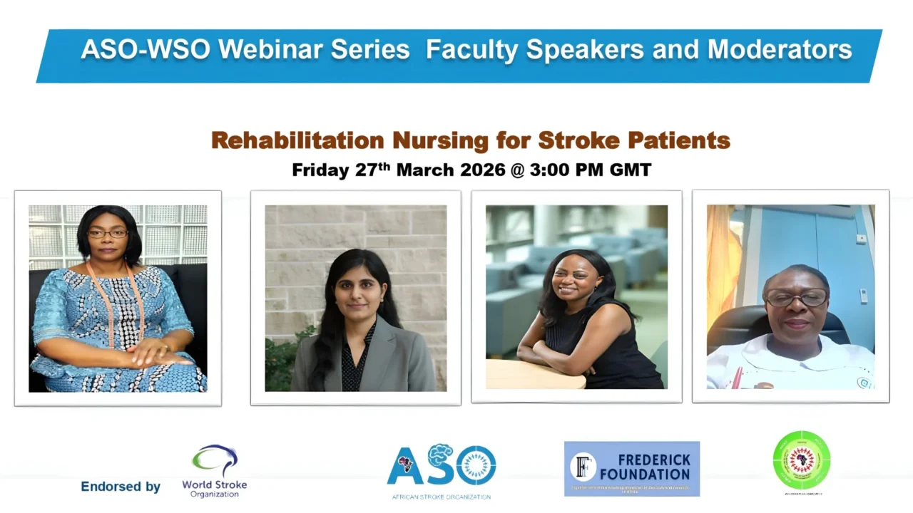 Join the Webinar on Rehabilitation Nursing in Stroke Care - ASO