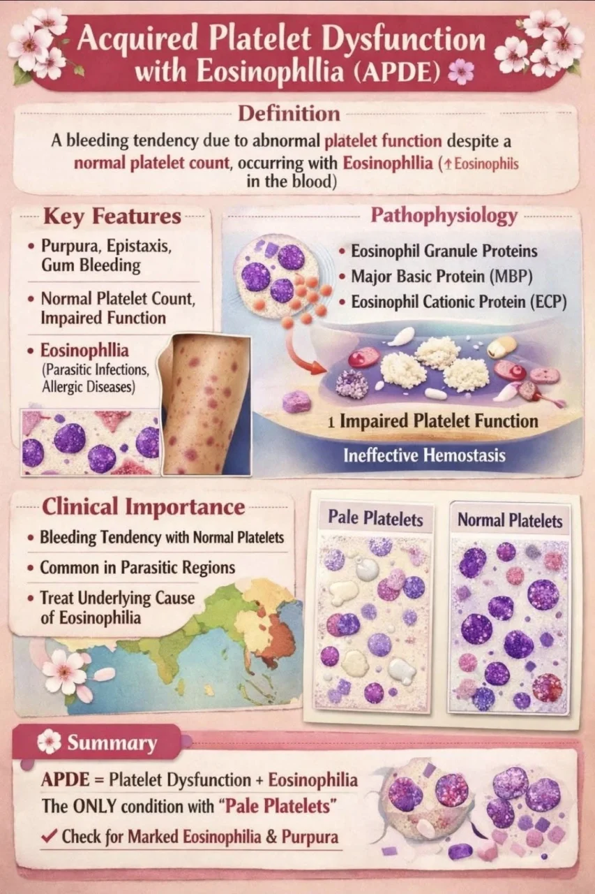 Seema Dawood: Acquired Platelet Dysfunction with Eosinophilia - Bleeding Despite Normal Platelet Count 1 Seema Dawood: Acquired Platelet Dysfunction with Eosinophilia - Bleeding Despite Normal Platelet Count