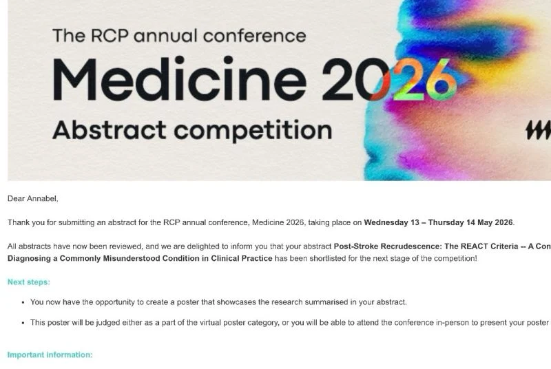 Paul Bolaji: We Developed REACT Criteria for Post-Stroke Recrudescence or The ''Decompensated Stroke''