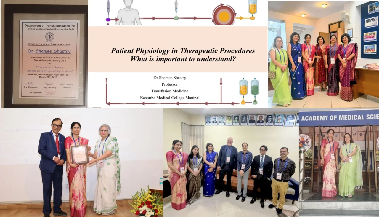 Shamee Shastry: Sharing Perspectives on Therapeutic Apheresis at AIIMS CME