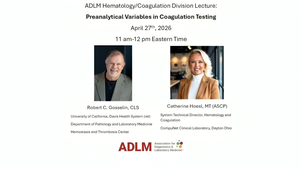 LaShanta Brice: Upcoming Hematology and Coagulation Session for Lab Professionals