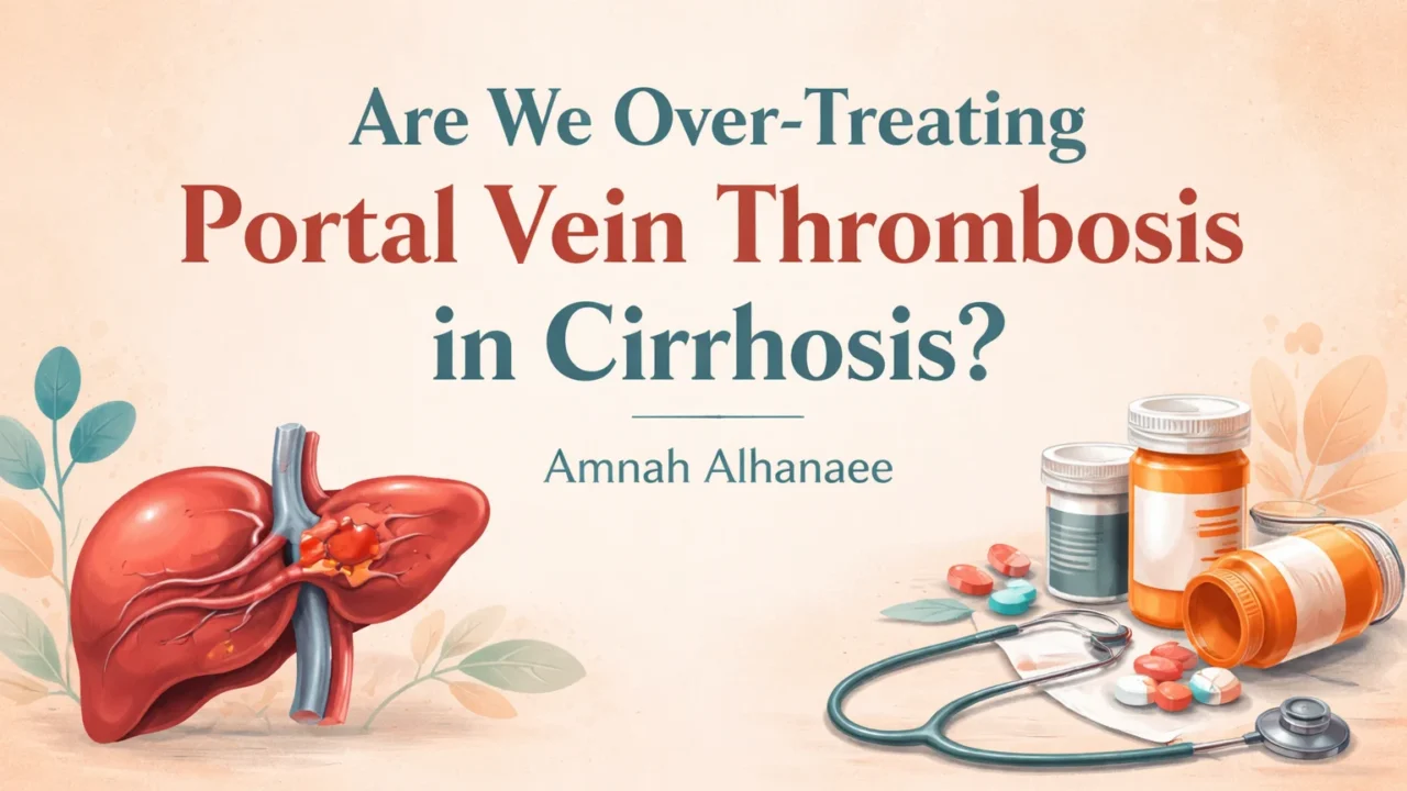 Amnah Alhanaee: Are We Over-Treating Portal Vein Thrombosis in Cirrhosis?
