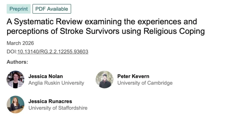 Jessica Nolan: Exploring Religious Coping in Stroke Survivors 1 Jessica Nolan: Exploring Religious Coping in Stroke Survivors