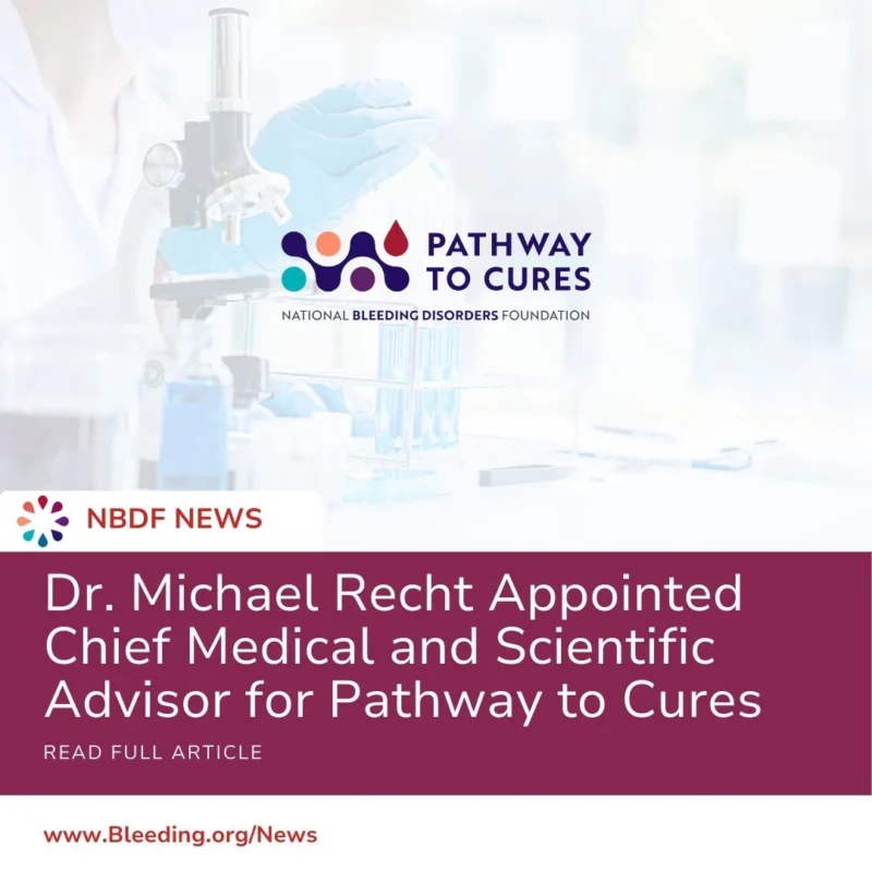 Michael Recht Appointed Chief Medical and Scientific Advisor to NBDF’s Pathway to Cures 1 Michael Recht Appointed Chief Medical and Scientific Advisor to NBDF’s Pathway to Cures