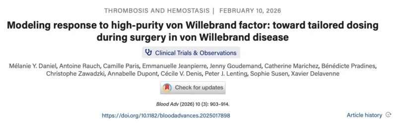 Melanie Daniel: Modeling High-Purity von Willebrand Factor for Individualized Dosing in Surgery