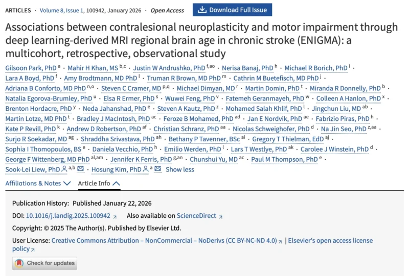 Leonardo Roever: Brain Age as a Biomarker of Neuroplasticity and Motor Recovery After Stroke 1 Leonardo Roever: Brain Age as a Biomarker of Neuroplasticity and Motor Recovery After Stroke