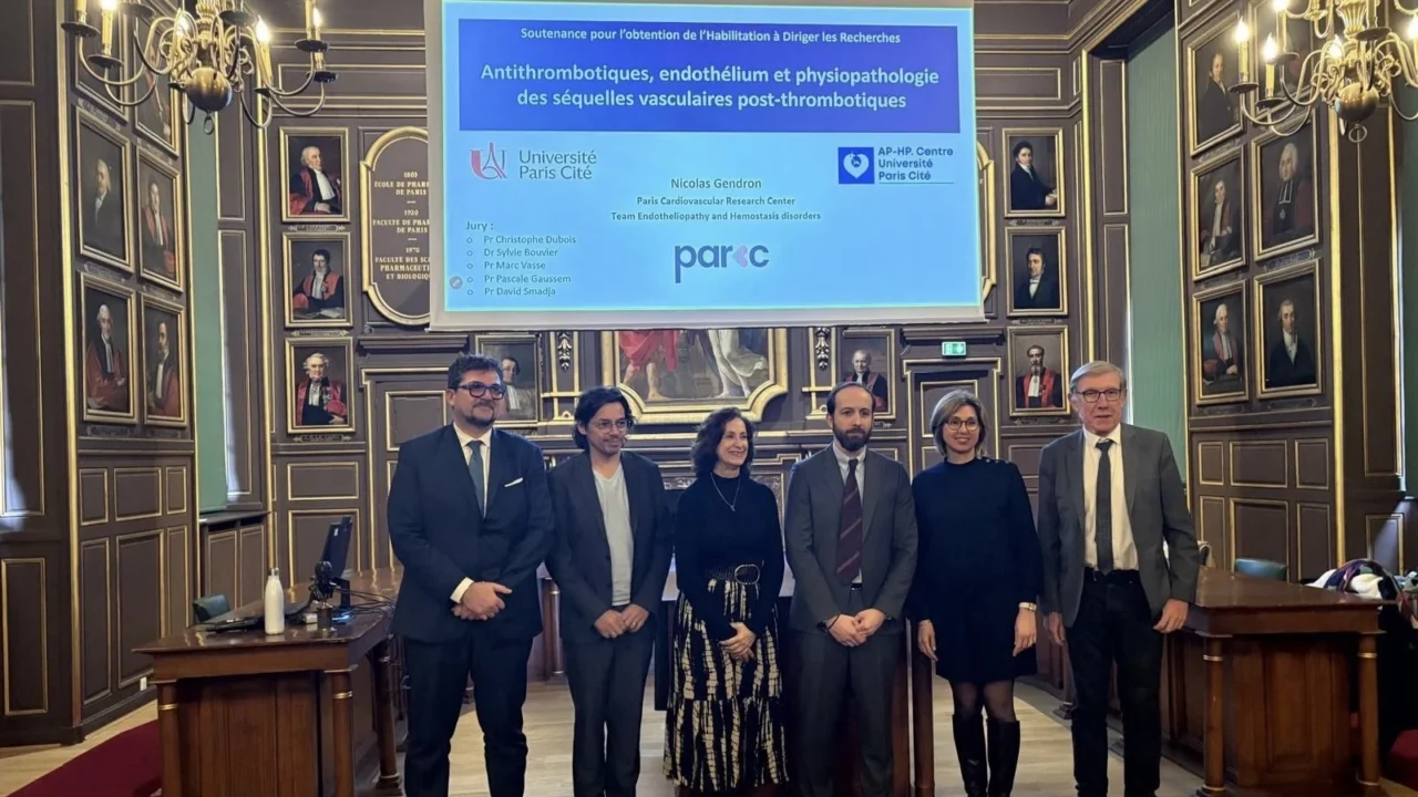 Christophe Dubois: Celebrating Nicolas Gendron’s HDR Defense and Future in Hemostasis