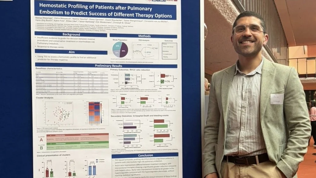 Christoph B. Olivier: New Research from Marius Wessinger on Predicting Therapy Success After Pulmonary Embolism