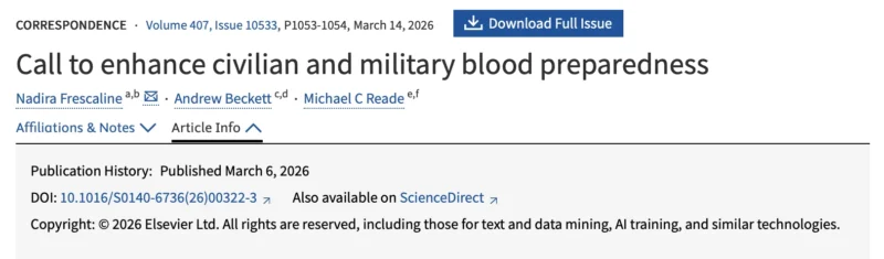 Archil Jaliashvili: NATO Blood Panel Warns That The System Won’t Hold Under Real Surge Conditions 1 Archil Jaliashvili: NATO Blood Panel Warns That The System Won’t Hold Under Real Surge Conditions