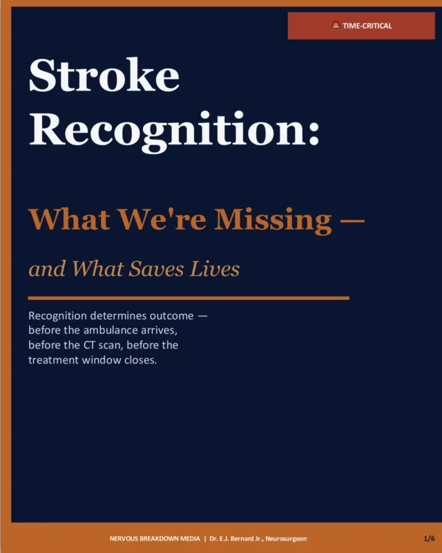 Estrada Bernard: 3 Things Every Clinician Should Be Teaching Their Community About Stroke 1 Estrada Bernard: 3 Things Every Clinician Should Be Teaching Their Community About Stroke