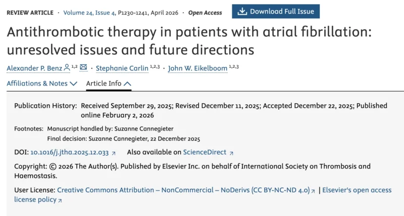 Critical Gaps in AF Stroke Prevention - JTH
