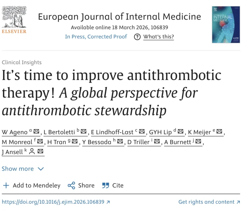 Allison Burnett: Antithrombosis Stewardship Is No Longer a Future Concept