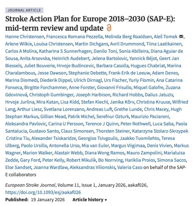 1 in 4 Will Have a Stroke, It is More Common than People Think and It Does Not Discriminate - European Stroke Organisation