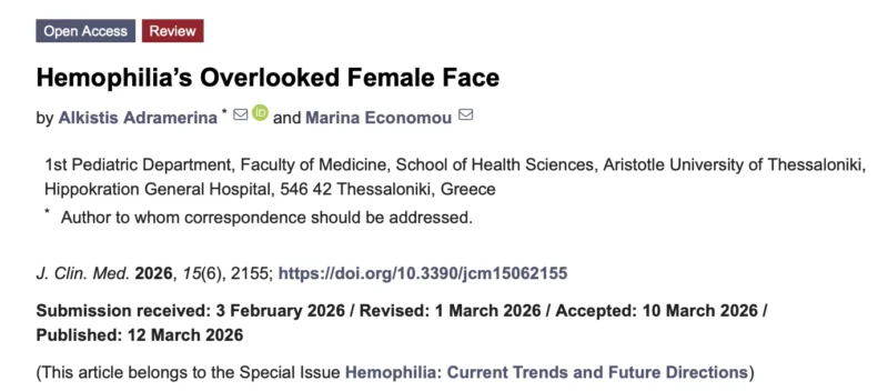 Nathan Connell: Achieving Equity in Hemophilia Care by Reframing the Disease as Affecting Both Sexes