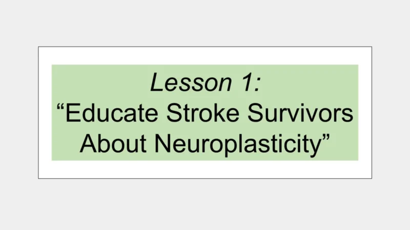 Kenneth Monaghan: Empowering Stroke Survivors' Self-Efficacy Through Neuroplasticity and Daily Activity