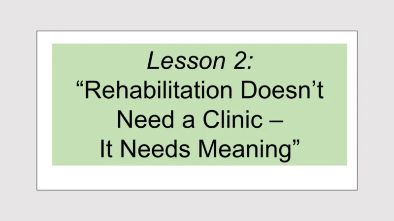 Kenneth Monaghan: Empowering Stroke Survivors' Self-Efficacy Through Neuroplasticity and Daily Activity