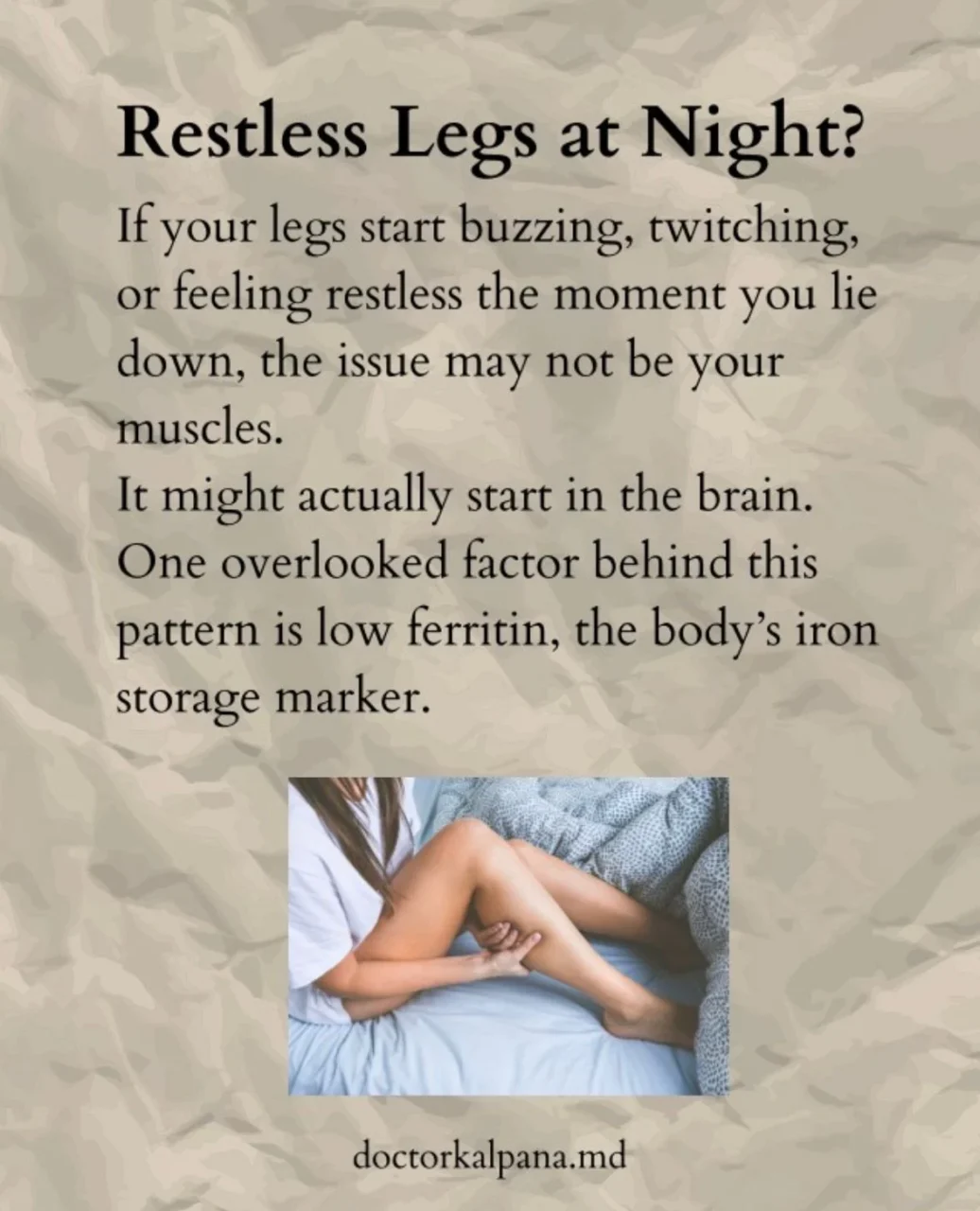 Kalpana Gupta Shekhawat: Low Ferritin and Its Impact on Dopamine Signaling 1 Kalpana Gupta Shekhawat: Low Ferritin and Its Impact on Dopamine Signaling