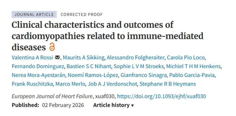 Valentina Rossi: Addressing Inflammation and Immune Mechanisms in Cardiomyopathy Management