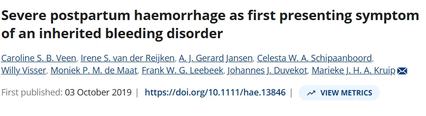 Discussing Bleeding Before, During and After Pregnancy at the WFH Webinar - WFH