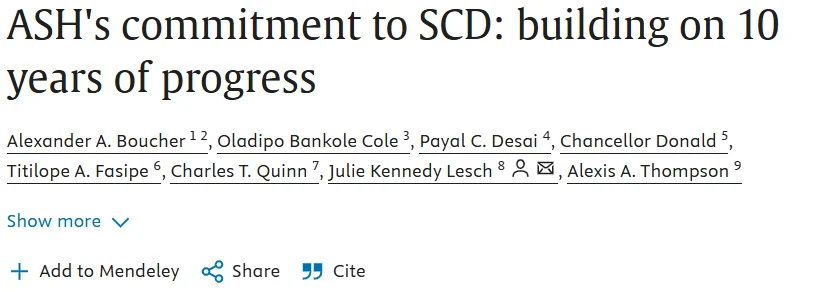 Julie Kennedy Lesch: Driving Progress for People Living with Sickle Cell Disease