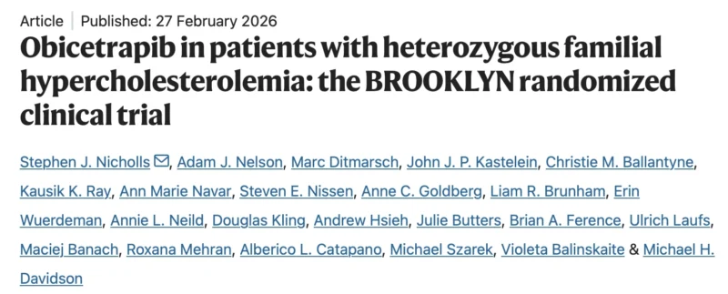 Kausik Ray: Efficacy and Safety of Obicetrapib in Patients With HeFH on Maximally Tolerated Statins