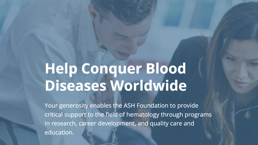 Supporting Research to Improve Outcomes in Bleeding Disorders – ASH