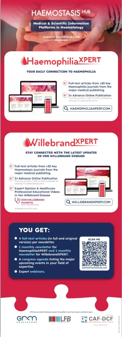 Cedric Hermans: A Useful Platform for Daily Practice in Hemostasis 1 Cedric Hermans