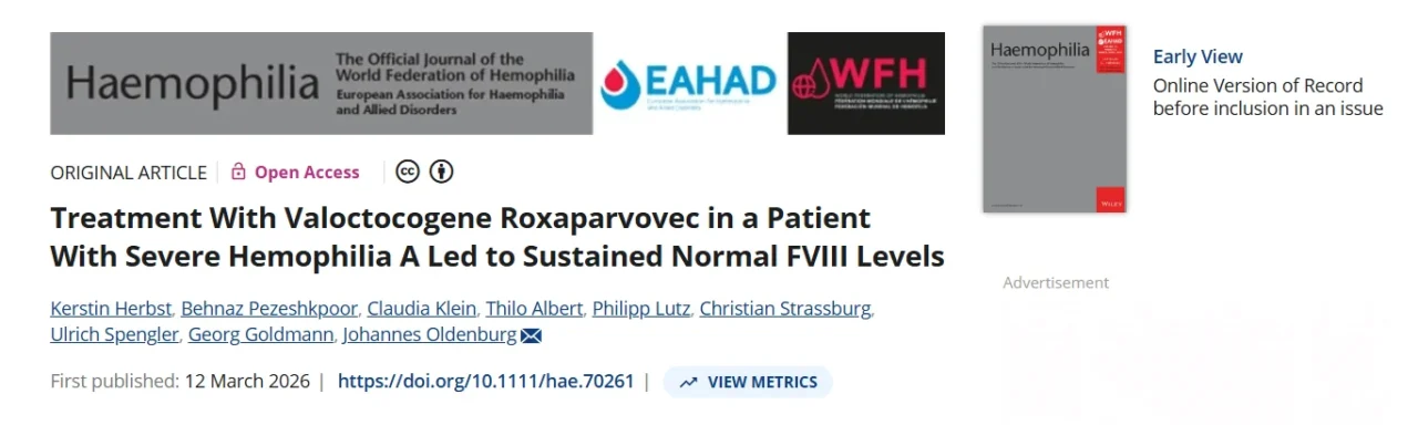 Wolfgang Miesbach: Six Years of Normal Factor VIII After a Single Gene Therapy in Hemophilia A