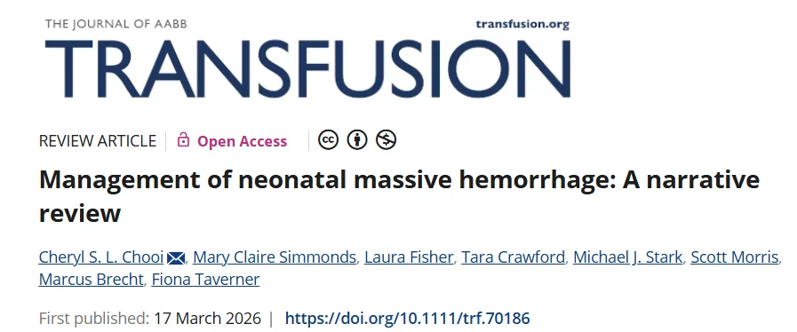 Michael Stark: Multidisciplinary Approaches to Neonatal Massive Hemorrhage 1 Michael Stark: Multidisciplinary Approaches to Neonatal Massive Hemorrhage