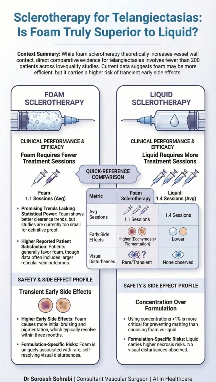 Soroush Sohrabi: Foam or Liquid for Spider Veins?