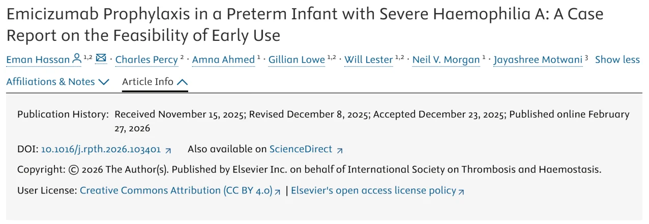 Michael Makris: How Early Can Hemlibra Be Started?
