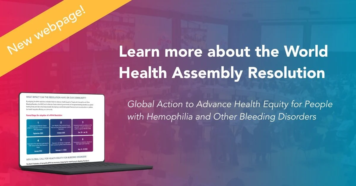 Heghine Khachatryan: Advancing Health Equity in Hemophilia Care - From Resolution to Real Impact 1 Heghine Khachatryan: Advancing Health Equity in Hemophilia Care - From Resolution to Real Impact