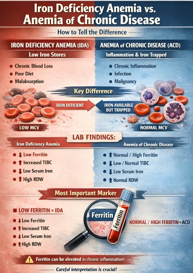Simon Senanu: Iron Deficiency Anemia vs Anemia of Chronic Disease