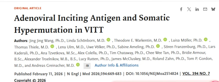 Julie Rayes: Commenting on a Seminal NEJM Study Solving the Mystery of VITT 2 Julie Rayes: Commenting on a Seminal NEJM Study Solving the Mystery of VITT