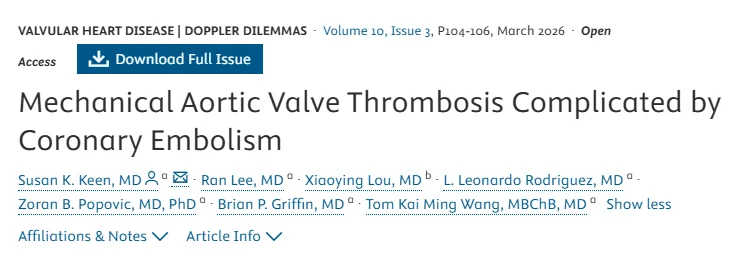 Integrated Imaging in the Diagnosis of Prosthetic Valve Thrombosis and Coronary Embolism - ASE 1 Integrated Imaging in the Diagnosis of Prosthetic Valve Thrombosis and Coronary Embolism - ASE